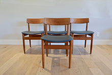 Danish Furnituremakers Control Stamped Teak Dining Chairs