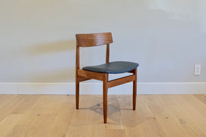 Danish Furnituremakers Control Stamped Teak Dining Chairs
