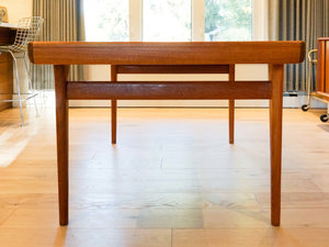 Teak Extendable Dining Table by Einar Hallas for Faarup