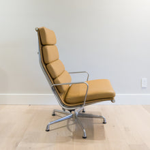 Herman Miller Eames Soft Pad Lounge Chair (Camel Leather)