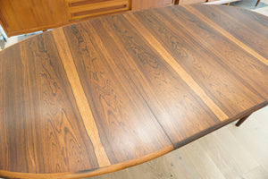 Gudme Rosewood Extendable Oval Dining Table
