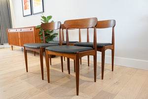 Four Johannes Andersen Teak Dining Chairs for Uldum Mobelfabrik