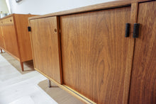 Florence Knoll Walnut Credenza for Knoll Associates